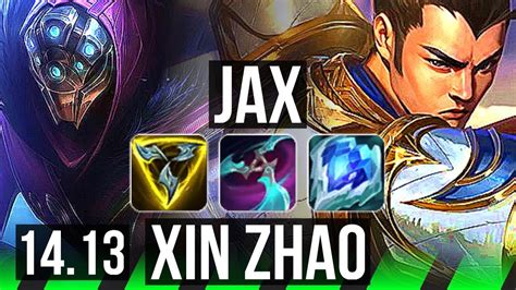 Jax Vs Xin Zhao Jgl 11 0 7 Rank 4 Legendary Euw Challenger 14