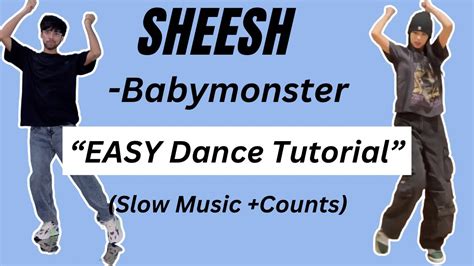 Babymonster SHEESH Mirrored Kpop Dance Tutorial Easy Step By Step