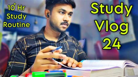 10 Hours Study For UPSC Prelims Full Day Study Routine Study Vlog