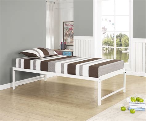 Archer 17h Platform Daybed Bed Frame With Pop Up Trundle Set Cream