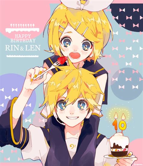 Pin de Neocrosis ﾟωﾟ ﾉ en 鏡音リン レン Rin y len kagamine Len y rin Rin