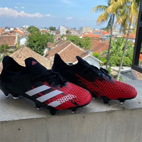 Jual Sepatu Bola Adidas Predator Mutator Black Red Fg Di Lapak