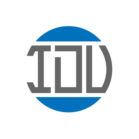 IDU letter logo design on white background. IDU creative initials ...