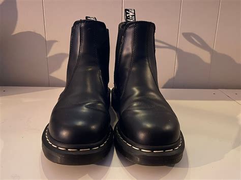 Dr Martens Black Smooth Str Finn Torget