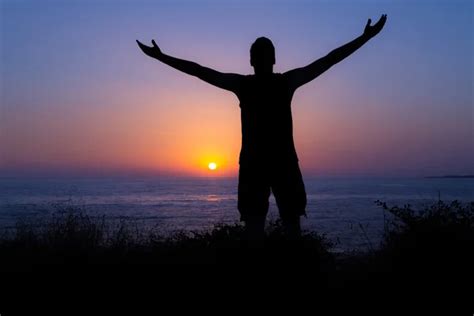 Man Praying in Nature — Stock Photo © Balazs #12484987