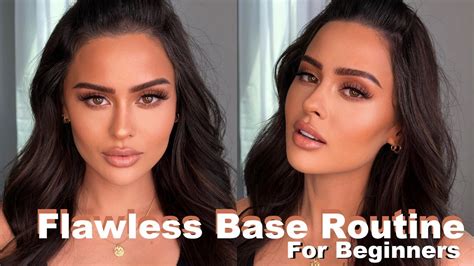 Flawless Base Makeup Routine For Beginners Christen Dominique Youtube