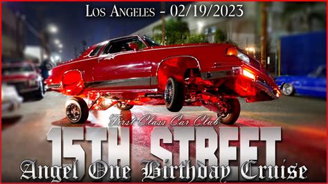 Th Street Lowrider Cruise Night Youtube