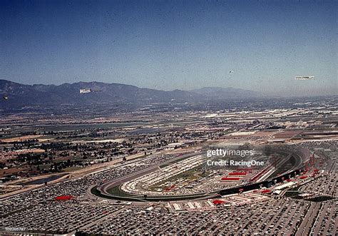 An aerial view of California Speedway . News Photo - Getty Images