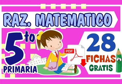 Separatas De Razonamiento Matem Tico Para Quinto Grado De Primaria