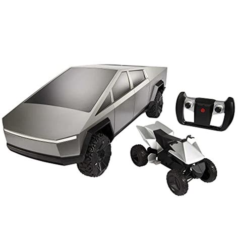 Hot Wheels R C 1 10 Tesla Cybertruck Radio Controlled Truck Electric Cyberquad Custom