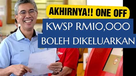 YAHUUU AKHIRNYA BOLEH KELUARKAN WANG KWSP RM10K SECARA ONE OFF