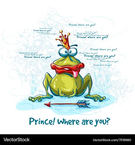 Smiling frog cartoon style Royalty Free Vector Image