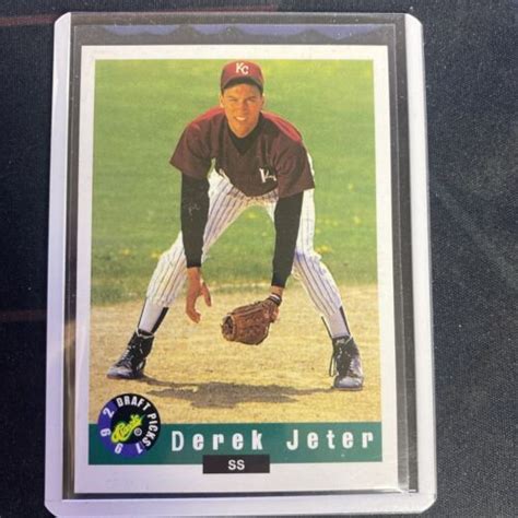 Classic Draft Picks Derek Jeter Rc Ebay