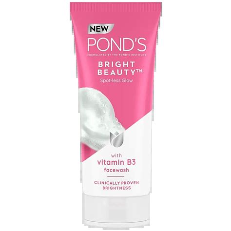 Ponds Bright Beauty Spot Less Glow Face Wash 100g Indian