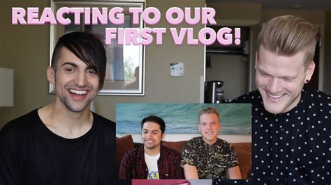 Reacting To Our First Vlog Youtube