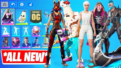 All New Fortnite Season Og Skins Dances And Emotes Eleven Renegade