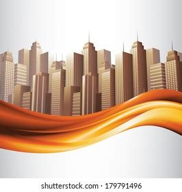 Vector Illustration City Banner Stock Vector (Royalty Free) 179791496 ...