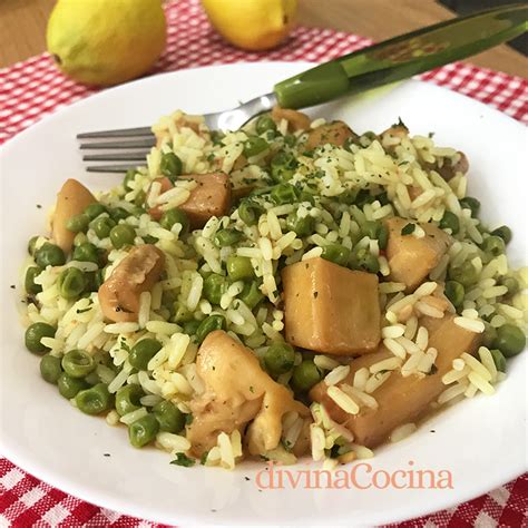 Arroz Con Chocos Y Guisantes Receta De DIVINA COCINA