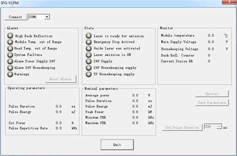 Special Menu Ipg Setting Linxuan Laser