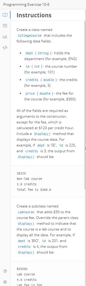 Solved Programming Exercise 10 8 Instructions Create A Class