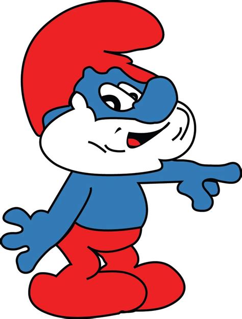 Papa Smurf Drawing at GetDrawings | Free download