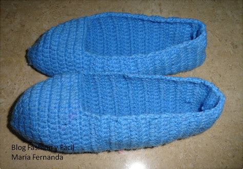 Fashion y Fácil DIY Cómo tejer slippers pantuflas o babuchas fáciles