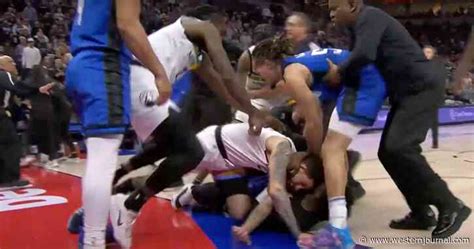 Chaos Breaks Out In The Middle Of NBA Game 5 Players Ejected After