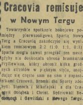 Sparta Nowy Targ Cracovia Wikipasy Pl Encyklopedia