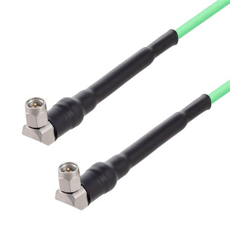 Low Loss Ra Sma Male To Ra Sma Male Cable 36 Inch Length Ll160 Coax With Lf Solder 180 Degree