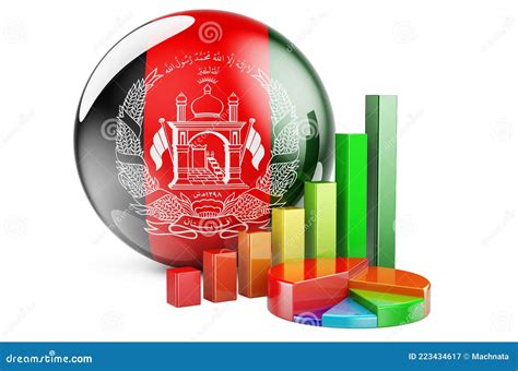 Afghanistan Chart Infographic Elements Royalty Free Stock Image