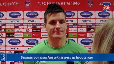 Kevin M Ller Vor Dem Ausw Rtsspiel Beim Fc Ingolstadt Youtube