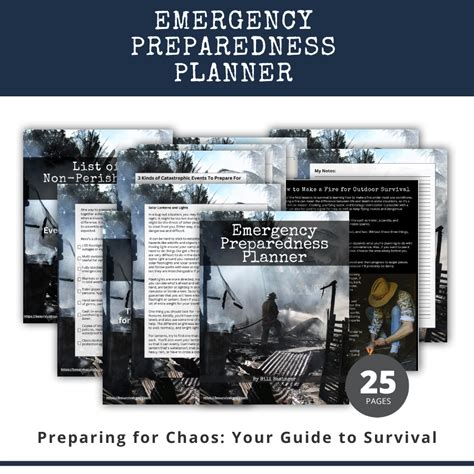 Emergency Preparedness Planner Be Survival Ready