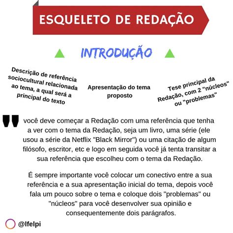 Esquema De Reda O Esquema De Reda O Enem Estudos Para O Enem