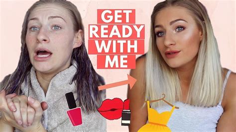 DATE NIGHT GRWM HAIR TAN NAILS MAKE UP OUTFIT YouTube