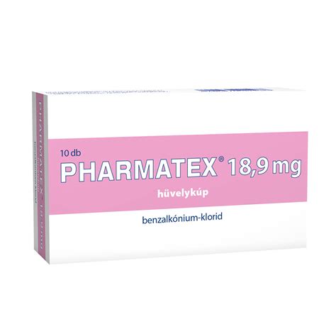 PHARMATEX 18,9 mg hüvelykúp (10db)