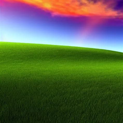 Krea Windows Xp Bliss Background Uhd K Unreal Engine Trending On