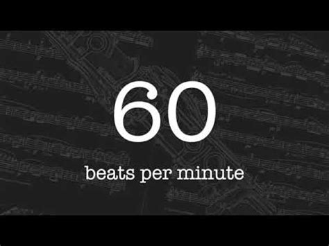 Metronome 60 BPM - YouTube