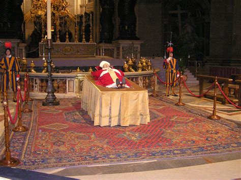 Pope John Paul II Laying In State Saint Peter S Rome Flickr