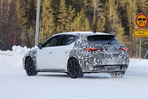 Golf Sized 2024 Cupra Leon Spied In Hatch And Wagon Forms Keeping The