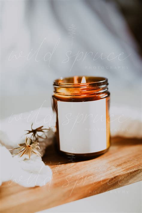 Candle Mockup Candle Label Mockup Label Mockup Sticker | Etsy