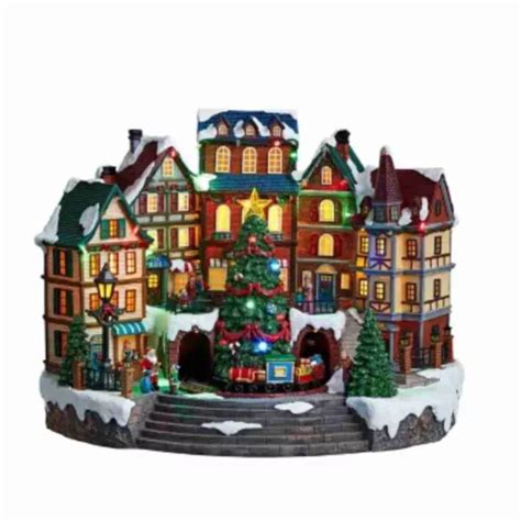 New Musical Christmas Village Pre Lit Animated Member S Mark 12 High Eur 112 60 Picclick Fr