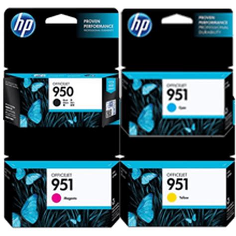 ~brand New Original Hp 950 951 Inkinkjet Cartridge Set Black Cyan Yellow Magenta Walmartca