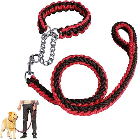 Dog Rope Heavy Duty Dog Woven Leash Collar large - Ziggy Pupps