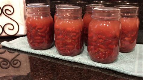 Home Canning How To Can Red Kidney Beans Youtube