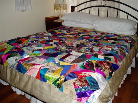 Viv's Crazy Quilting Journey: Coloured Crazy Quilt Squares