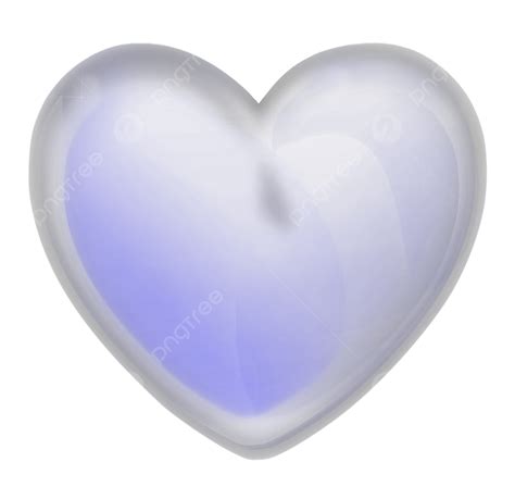 Iced Heart On A White Background Grey Clip Background Celebrate Valentine S Day Png