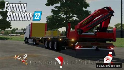 Plateau Porte Grue Autoload Farming Simulator 22 Mod LS22 Mod