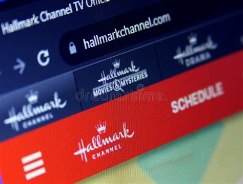 Hallmark Channel tv logo editorial stock photo. Image of american ...