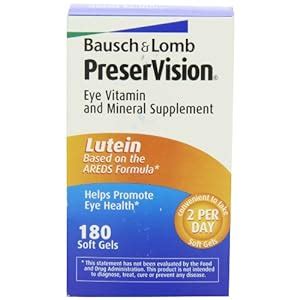 Bausch And Lomb Preservision Eye Vitamin And Mineral Supplement With