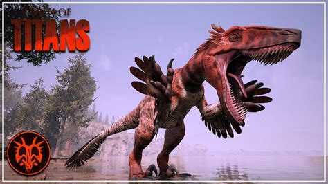 NEW FEATHERED UTAHRAPTOR Path Of Titans Mod YouTube